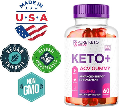 (2 Pack) Pure Keto Essence Keto ACV Gummies, Pure Keto ACV Gummies, Pure Keto Essence Gummies, Pure Keto Essence ACV, Pure Keto Gummies, Pure Keto Essence ACV Gummy, 120 Gummies for 2 Months