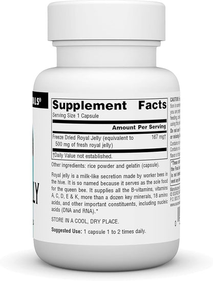 Source Naturals Royal Jelly - 500 mg - 60 Capsules