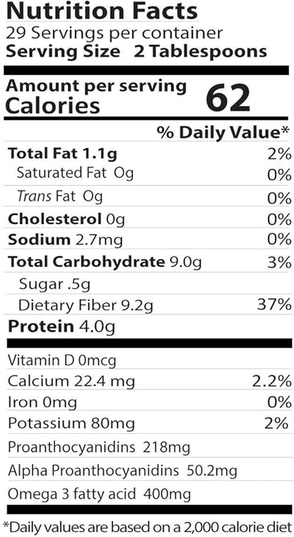 Cranberry Seed Powder – 1 lb. (454 g) – Milled from US Grown Cranberry Seed That is Cold Pressed by Berry Beautiful – for Active Women, Vegans, Vegetarians