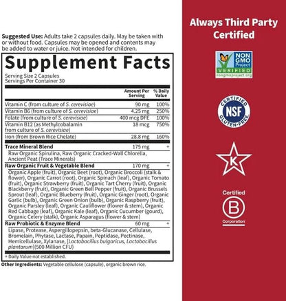 Vitamin Code Healthy Blood 60ct Capsules