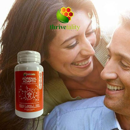 Adrenal ADAPTIV Cortisol Support Formula by Thrivetality | #1 Physician Formulated | Clinically Proven | Adaptogen Blend with RELORA, Ashwagandha and Rhodiola