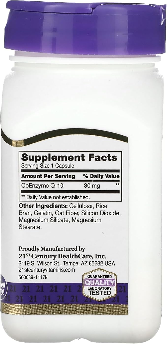 21st Century Co Q10 30 mg Capsules, 45 Count (21341)