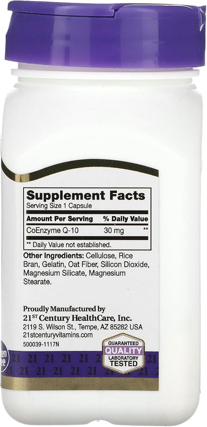 21st Century Co Q10 30 mg Capsules, 45 Count (21341)