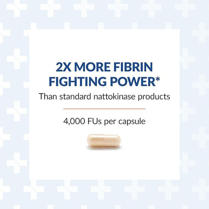 Arthur Andrew Medical, Nattovena, Pure Nattokinase Supplement, Double Strength 4,000 FUs per Capsule, 90