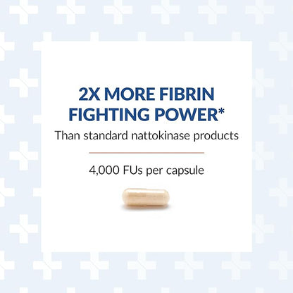 Arthur Andrew Medical, Nattovena, Pure Nattokinase Supplement, Double Strength 4,000 FUs per Capsule, 180