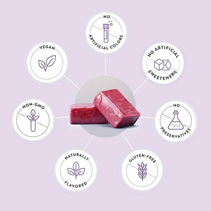 humanN SuperGrapes Chews Supplement – with 100mg CoQ10 and Grape Seed Extract – from The Makers of SuperBeets - Grape Flavor Chew, 60 Count