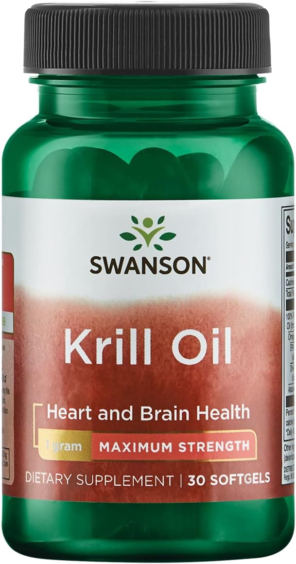 Swanson EFA Krill Oil-MAX STR 1 G 30 SGELS