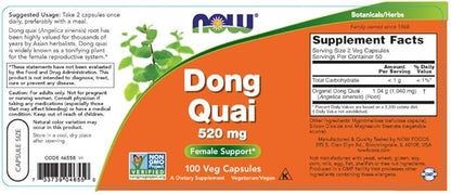 Dong Quai 520mg 100 Capsules (Pack of 2)