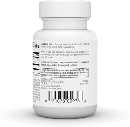 Source Naturals NAD+, Coenzymated B-3, Supports Cellular Energy*, 25 mg - 30 Lozenges