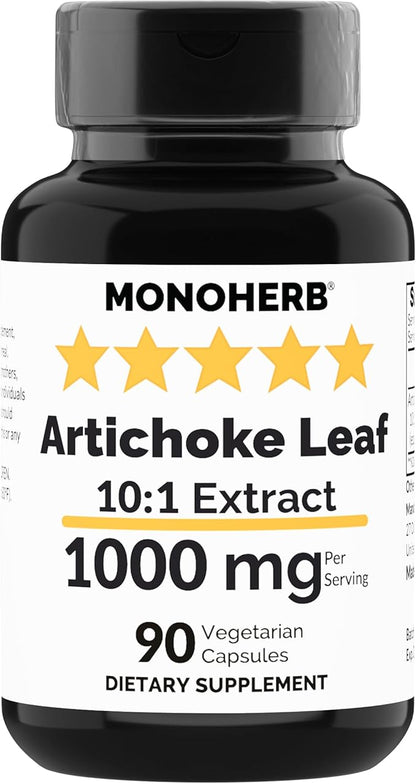 Artichoke Leaf Extract 1000 mg - 90 Vegetarian Capsules