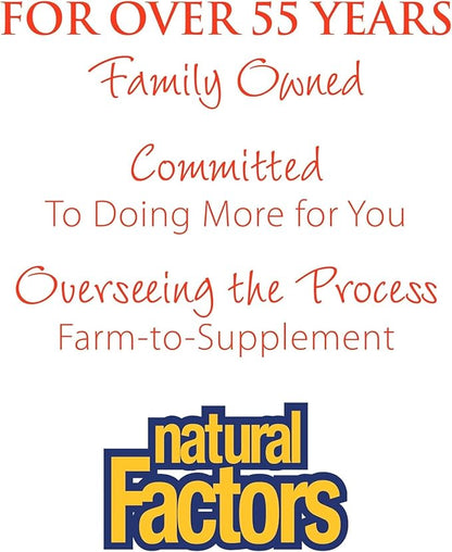 Natural Factors, Glucosamine Sulfate, Supports Healthy Joint Mobility, Cartilage and Connective Tissue, 180 Capsules