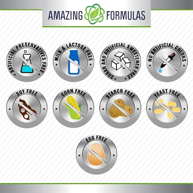 Amazing Formulas Bromelain Supplement | 500 Mg per Serving | 180 Tablets | Non-GMO | Gluten-Free | Made in USA