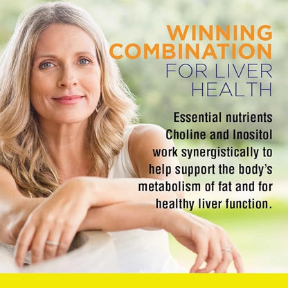 Nature's Life Lipotropic Complex | Comprehensive Support for Healthy Liver Function | with Choline & Inositol | Non-GMO | 90 Vegetarian Tablets