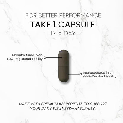 Activated Charcoal Capsules 1200 MG, 60 Veg Caps, 30-Days Premium Detox & Digestive Support, Gas & Bloating Relief, Organic Coconut Shell Charcoal, Gut Health, USA Made.
