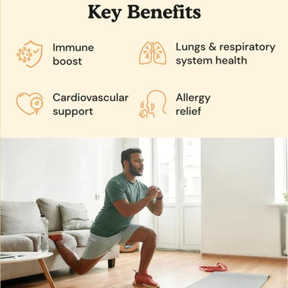 500mg Quercetin with Bromelain Capsules: Respiratory Support Non-GMO | Gluten Free | Supports Overall Health & Well Being (60 Capsules)