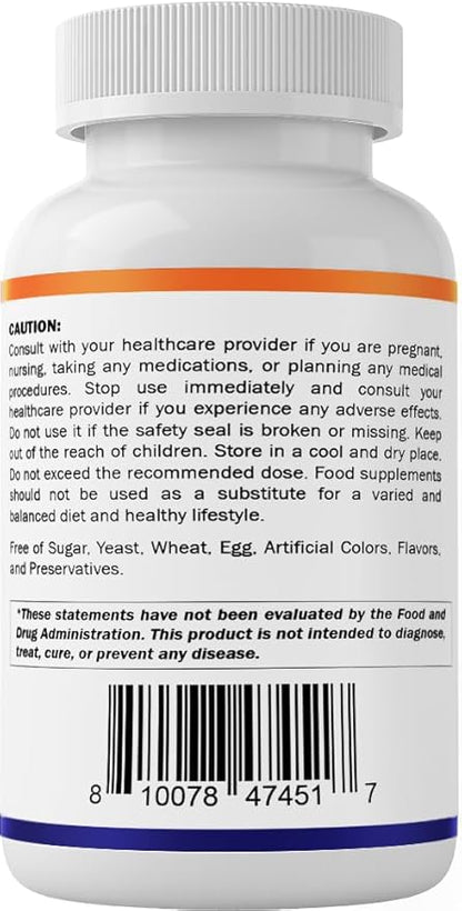 Vitamatic Folic Acid 800 mcg - 500 Vegetarian Tablets - Vitamin B9