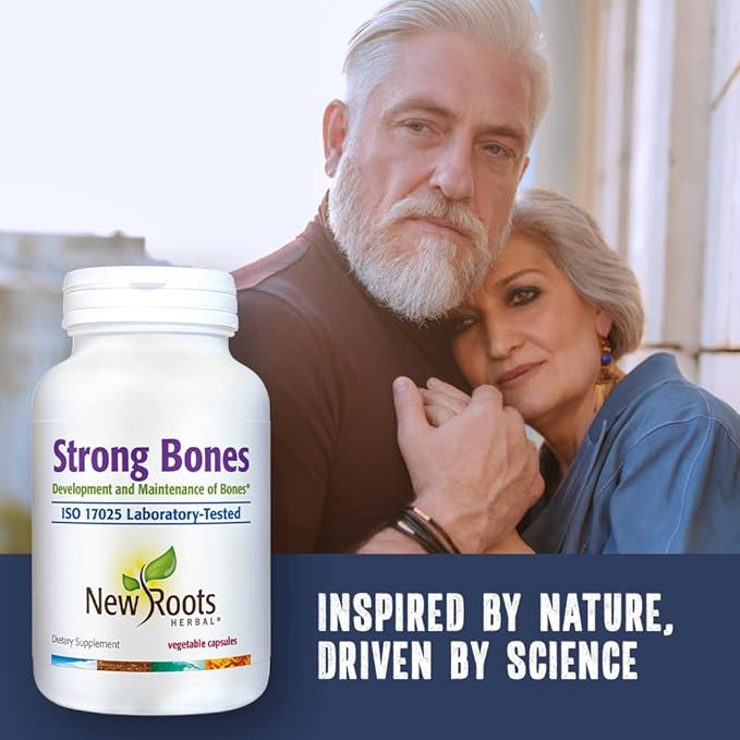 Strong Bone Supplement with Super Blend 22-Ingredients: Glucosamine Sulfate, Calcium, Magnesium, Turmeric, Vitamin D3, B1, K2, B12, Zinc, Enhanced Absorption (180 Veg Caps)