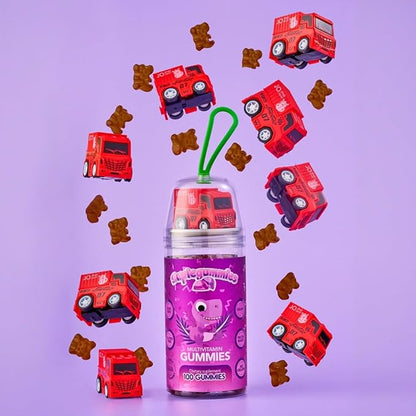Ziva Suplegummies + Car Toy (100 Gummies)