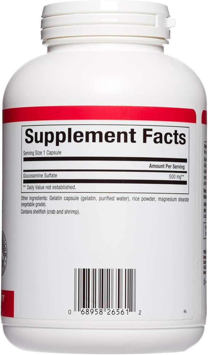 Natural Factors, Glucosamine Sulfate, Supports Healthy Joint Mobility, Cartilage and Connective Tissue, 360 Capsules