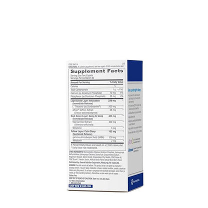 GNC Preventive Nutrition Tri-Sleep | Calm Sleep and Relaxation - 60 Caplets