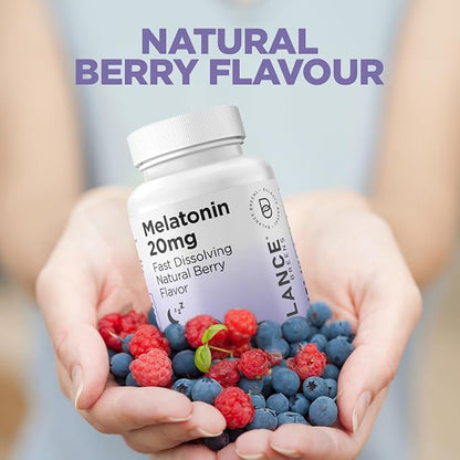 Balance Breens Melatonin 20mg + Zinc 50mg Supplement Combo