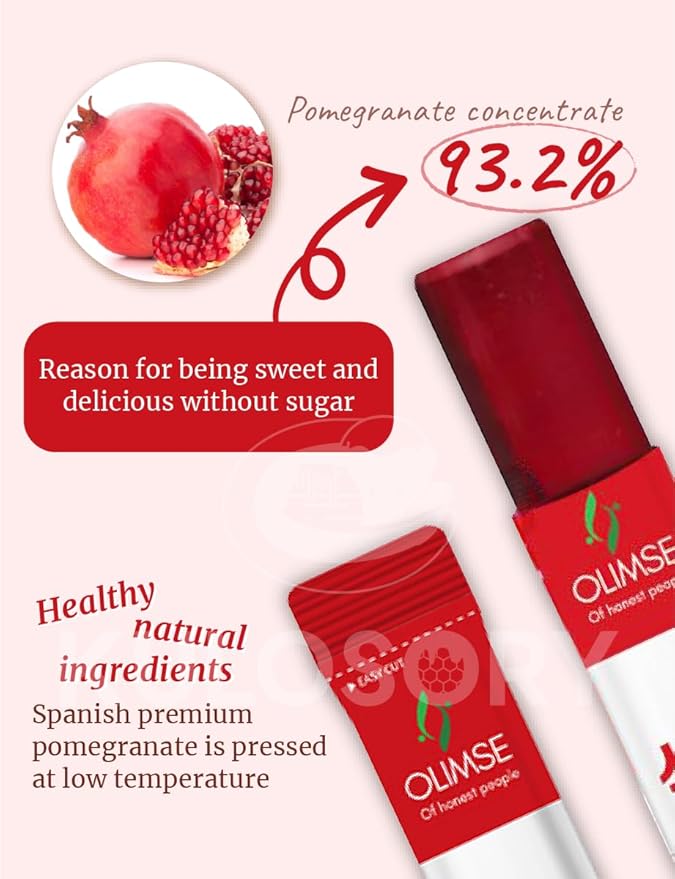 OLIMSE Pomegranate Collagen Jelly Stick [20g * 30 Sticks]