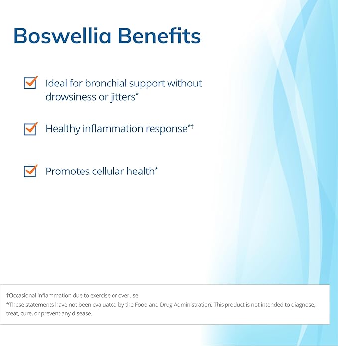 Euromedica BosPro - Boswellia Serrata Extract Supplement - Dietary Supplement for Healthy Lung Support - Herbal Supplement Formula - 60 Softgels, 2 Pack (120 Softgels)