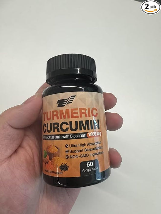 Turmeric Curcumin with BioPerine - 120 Capsules