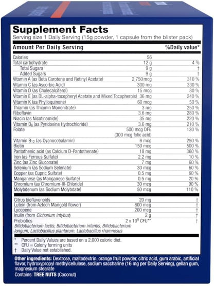 Orthomol Immun Pro, Immune Support Supplement, 30-Day Supply, Vitamins A, B, C, D, E, Zinc, Iodine