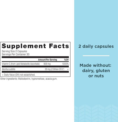 Ancient Nutrition Zinc 30 Count + Vitamin C (60 Count)