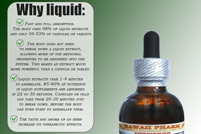 Bromelain Alcohol-Free Liquid Extract, Bromelain (Ananas Comosus) Dried Powder Glycerite Hawaii Pharm Natural Herbal Supplement 4x4 oz