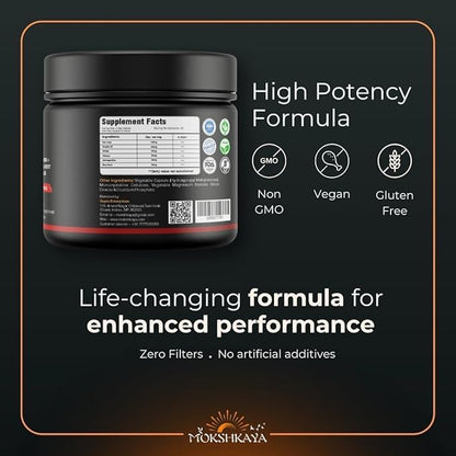 Shilajit Capsules for Men | Natural Sea Moss caps | Shilajit 1000 Mg Per Serving | Shilajit 60 Capsules for Stamina, Strength & Endurance with Fulvic Acid for Men 1000 mg Serving