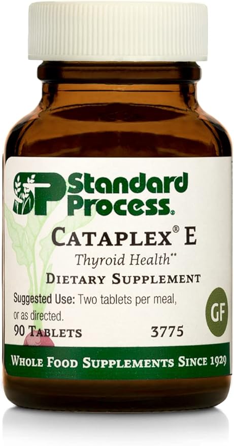 Standard Process Inc. Cataplex E - Whole Food RNA Supplement and Antioxidant with D-Alpha Tocopherol Vitamin E, Beet Root, Ascorbic Acid, Inositol, Selenium, and Honey - 90 Tablets