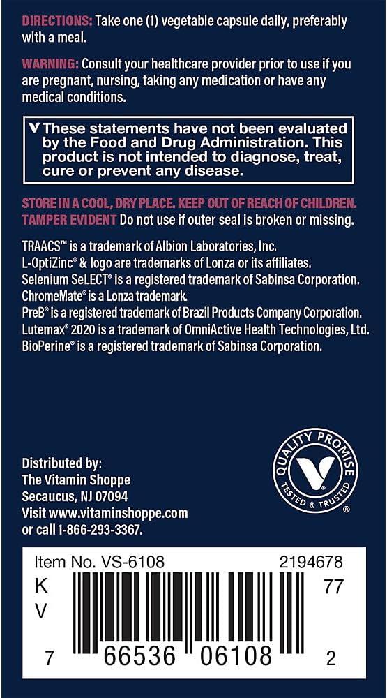 Bioactive Women's 50+ Multivitamin - One-Daily Multi (60 Vegetarian Capsules)