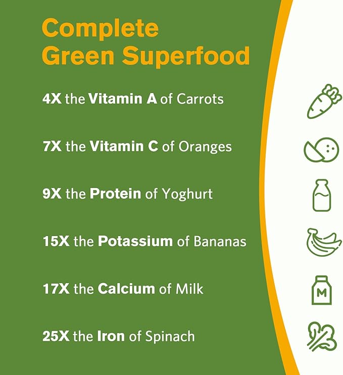 Doctor's Recipes Moringa 11,000 mg Strength, Complete Green Superfood, Natural Antioxidant Support, Non-GMO, 90 Vegan Caps, No Caffeine Soy Gluten