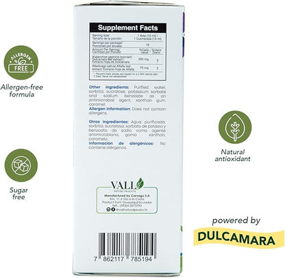 Vall-Inmunolive - Alfalfa and Dulcamara Oral Solution, 8 Fl Oz
