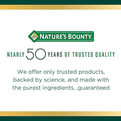 Nature's Bounty Vitamin D3, Immune and Bone Support, Vitamin Supplement, 2000IU, 240 Rapid Release Softgels