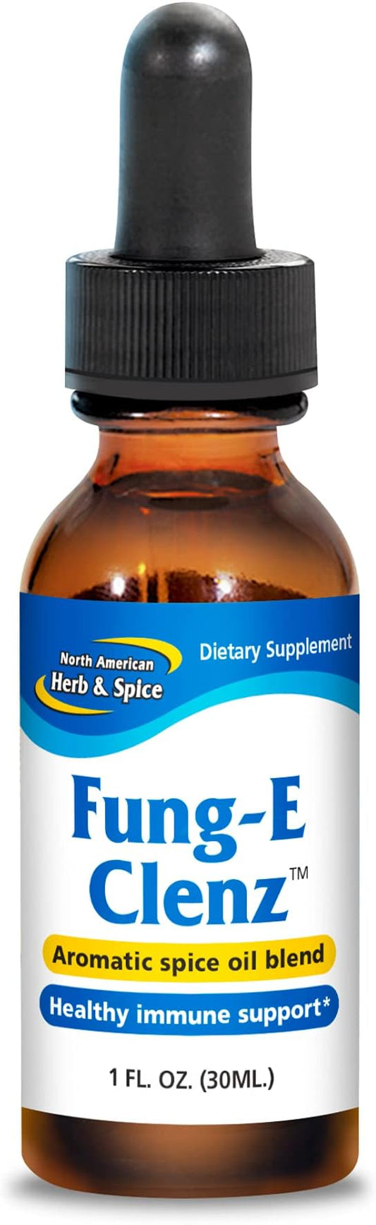 NORTH AMERICAN HERB & SPICE Fung-E-Clenz - 1 fl. oz. - Immune Support, Healthy Hair, Skin & Nails - Contains Oregano, Food & Spice Oils - Non-GMO, Vegan - 173 Total Servings