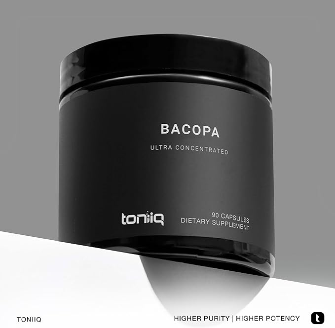 Bacopa - Ultra High Potency 28:1 Extract with 50% Bacosides - Highly Concentrated - Third-Party Lab Tested - 90 Capsules