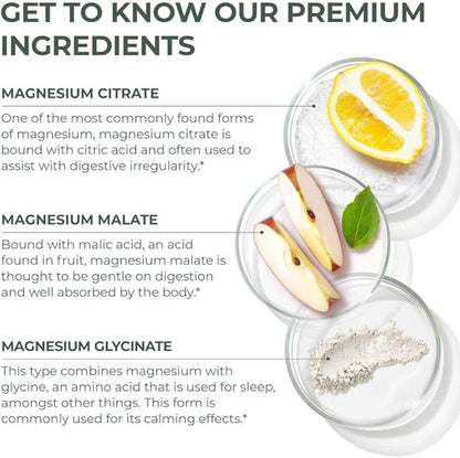 Primal Harvest Magnesium Supplement Complex 310mg by Primal Harvest with Magnesium Glycinate, Citrate, Malate, and Zinc 2 Pack, 120 Capsules