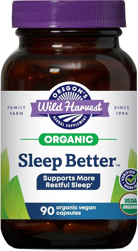 Oregon's Wild Harvest Sleep Better Organic Supplement, 90 Count