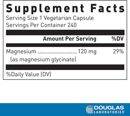Douglas Laboratories Magnesium Glycinate | Supports Normal Heart Function and Bone Formation | 240 Tablets
