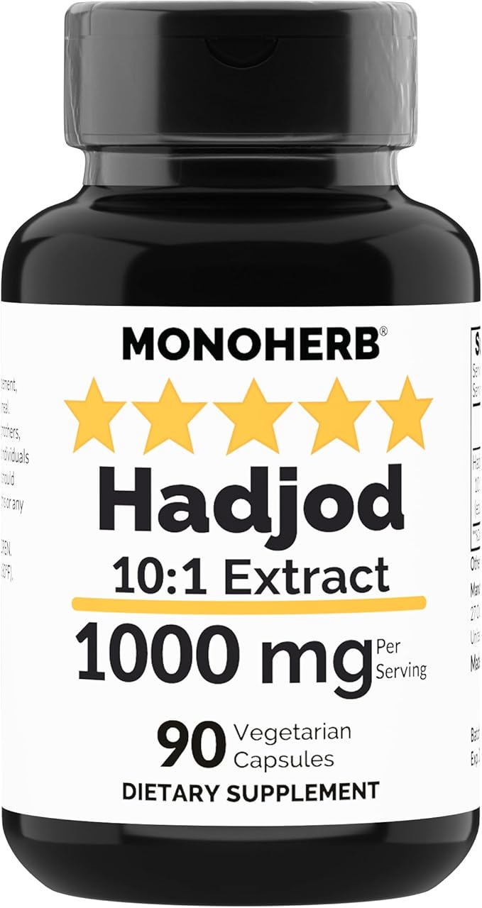 Hadjod Extract 1000 mg - 90 Capsules - Cissus Quadrangularis