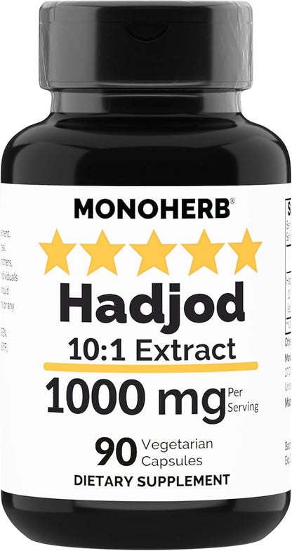 Hadjod Extract 1000 mg - 90 Capsules - Cissus Quadrangularis
