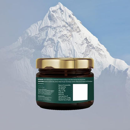 Bhumiija and Life Science Organic Resin Shilajit Supplement for Men and Women