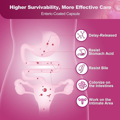 NATURE TARGET Probiotics for Women Digestive Health & Urinary Tract Health with D Mannose & Cranberry