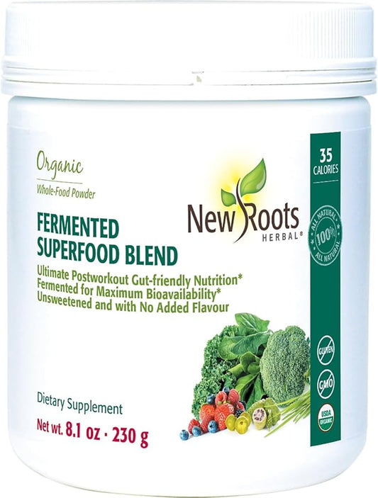 NEW ROOTS HERBAL Fermented Superfood Blend | Inulin from Jerusalem Artichoke