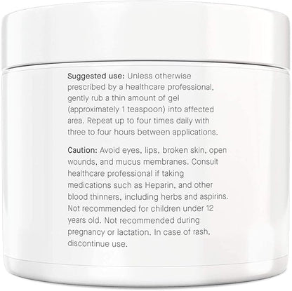 Glucosamine Chondroitin MSM Gel (4 oz) - with Glucosamine, Chondroitin, MSM & Bromelain to Support Joint Health– for Women & Men (90 Day Supply)