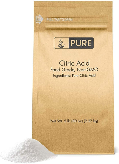 Pure Original Ingredients Vitamin C Powder and Citric Acid Powder