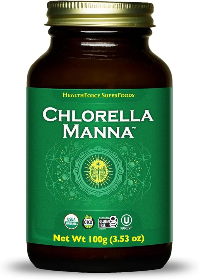 HealthForce SuperFoods Chlorella Manna - Powder - 100 Grams